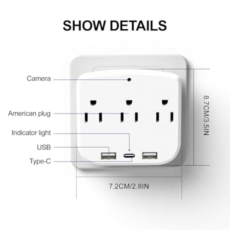 4K Outlet Camera WiFi6 for Hom - Home Security La review and price