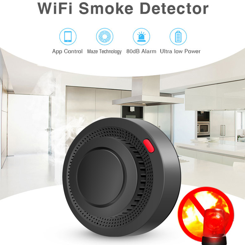 2.4G WiFi Smoke Detector Wirel - Home Security Kitchener review and price