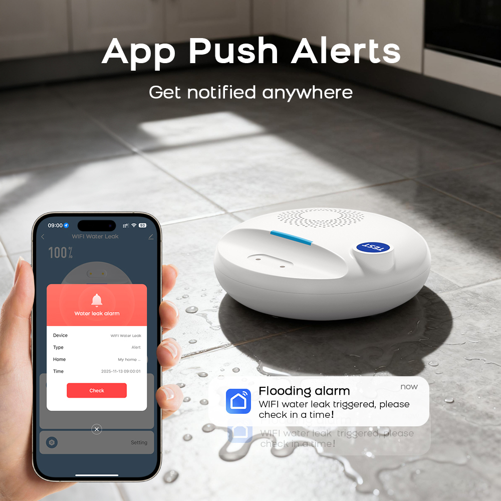 Smart Leak Alarm WiFi Water De - Home Security Kitchener review and price